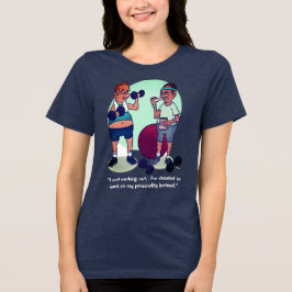 Beenden Sie die Arbeit der Triblend-Marine Tri-Blend Shirt