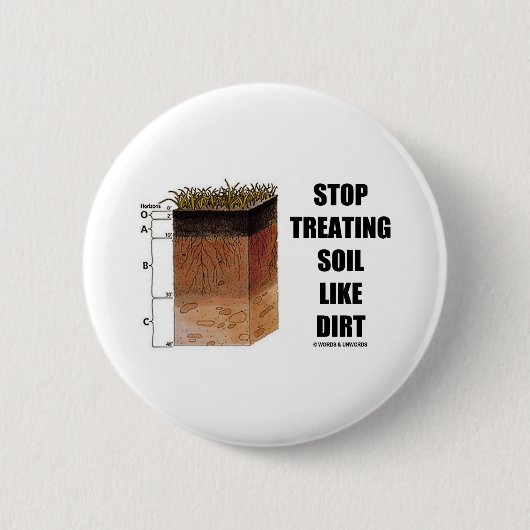 Beenden Sie die Behandlung des Bodens wie Schmutz Button (Vorderseite)