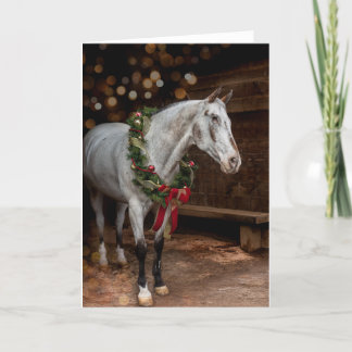 Beenden Sie die Blinde Weihnachtskarte Feiertagskarte