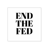 Beenden Sie die Gefüttert Briefmarke aus Holz Gummistempel (Prägung)