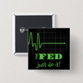 Beenden Sie die Gefüttert Flachlinie Button (Vorne & Hinten)