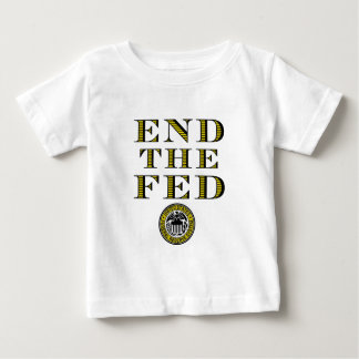Beenden Sie die gefütterte bundesstaatliche Baby T-shirt