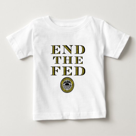Beenden Sie die gefütterte bundesstaatliche Baby T-shirt (Vorderseite)