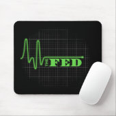Beenden Sie die gefütterte gezeichnete Ebene Mousepad (Mit Mouse)