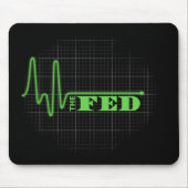 Beenden Sie die gefütterte gezeichnete Ebene Mousepad (Vorne)