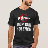 Beenden Sie die Gewalt von Waffen Schützen Sie uns T-Shirt (Vorderseite)