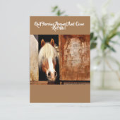 Beenden Sie die Grußkarte Karte (Stehend Vorderseite)