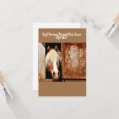 Beenden Sie die Grußkarte Karte (Vorderseite/Rückseite Beispiel)