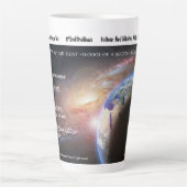 Beenden Sie die Hoax Latte Tasse von RoseWrites (Vorderseite)