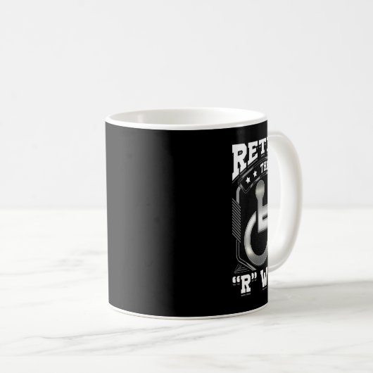 Beenden Sie die Mit Behinderung Behinderung des R- Kaffeetasse (VorderseiteRechts)
