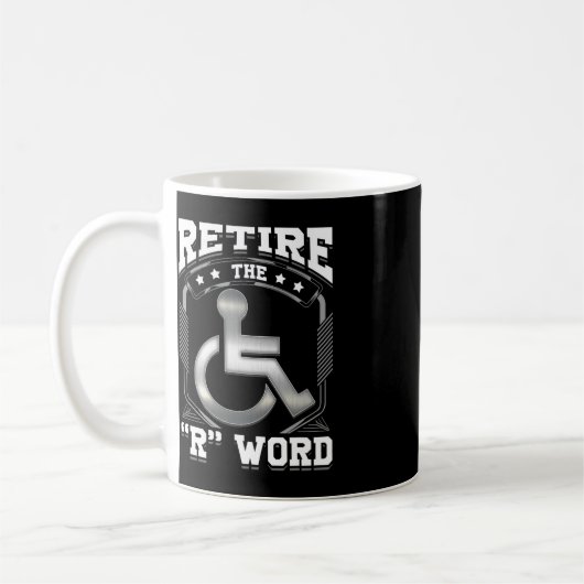 Beenden Sie die Mit Behinderung Behinderung des R- Kaffeetasse (Links)