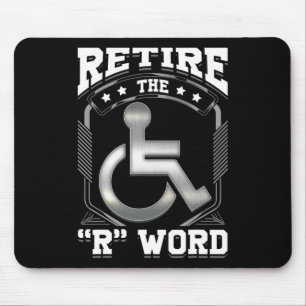 Beenden Sie die Mit Behinderung Behinderung des R- Mousepad