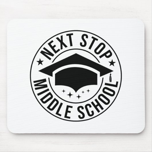 Beenden Sie die Mittelschule Abschluss Ki Mousepad (Vorne)