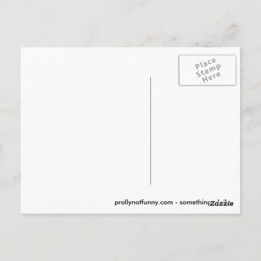 Beenden Sie die Postkarte des Roboterabbruchs (Rückseite)