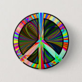 Beenden Sie die Schaltfläche "Friedenszeichen für  Button (Vorderseite)