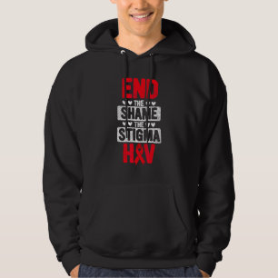 Beenden Sie Die Scham Die Stigmatisierung Hiv Aids Hoodie