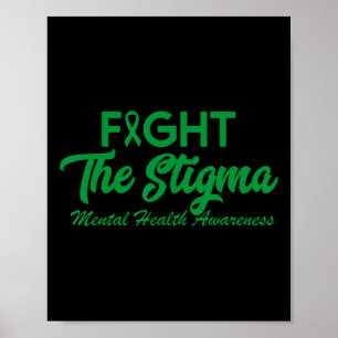 Beenden Sie die Stigma psychische Gesundheitsprobl Poster