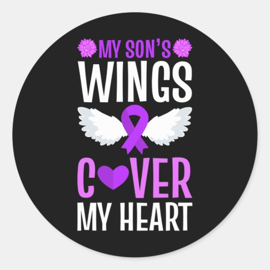 Beenden Sie die Überdosierung meines Sohnes, die m Runder Aufkleber (Vorderseite)