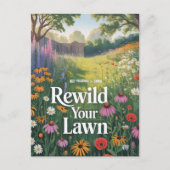 Beenden Sie die Vergiftung des Rasens Postkarte (Vorderseite)