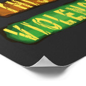 Beenden Sie diese Gewalt Poster (Ecke)