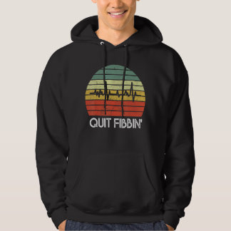 Beenden Sie Fibbin Vintage Vorhofflimmern Hoodie