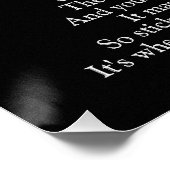 Beenden Sie Gedicht 20 x 20 Kunst-Poster nicht Poster (Ecke)