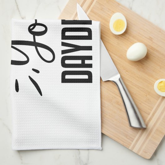 Beenden Sie Ihren Traum nicht Geschirrtuch (Viertel Falte)