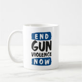 Beenden Sie jetzt die Gewalt Kaffeetasse (Links)