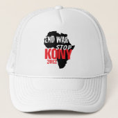 Beenden Sie Kony 2012 Hat Truckerkappe (Vorderseite)