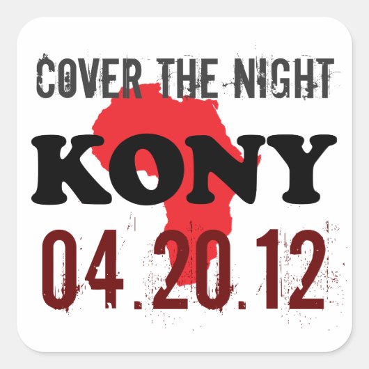 Beenden Sie Kony 2012 Stickers (Vorderseite)