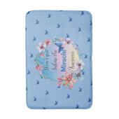 Beenden Sie nicht, bevor das Wunder passiert | Bla Badematte (Vorderseite Vertikal)