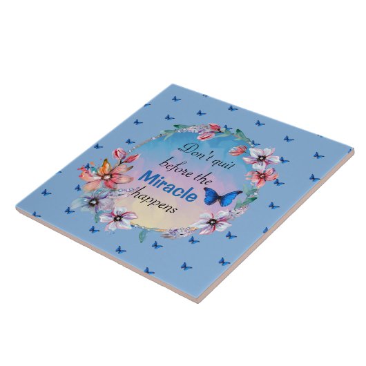 Beenden Sie nicht, bevor das Wunder passiert | Bla Fliese (Seite)