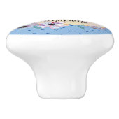 Beenden Sie nicht, bevor das Wunder passiert | Bla Keramikknauf (Seitenansicht)