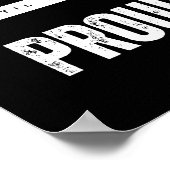 BEENDEN SIE NICHT, BIS SIE STOLZ AUF Motivierend Z Poster (Ecke)