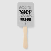 Beenden Sie nicht den Erfolg eines Zitats, das Sie Fächer (Rückseite)