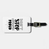 Beenden Sie nicht den Erfolg eines Zitats, das Sie Gepäckanhänger (Vorderseite horizontal)