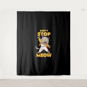 Beenden Sie nicht die Niedliche Freddie Cat Wandteppich