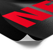 Beenden Sie niemals die Fitness der inspirierenden Poster (Ecke)