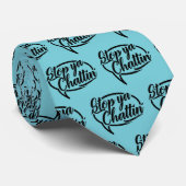 Beenden Sie Ya Chattin' Manchester Slang Dialect K Krawatte (Gerollt)