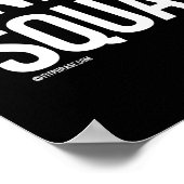 Beenden und besetzen - Training Fitness -.pnng Poster (Ecke)