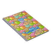 Beendet Cartoon-Notebook Notizblock (Rechte Seite)