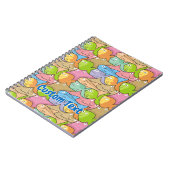 Beendet Cartoon-Notebook Notizblock (Linke Seite)