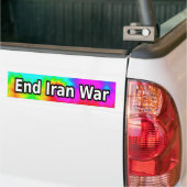 Beendet den Iran-Krieg Autoaufkleber (Auf Lkw)
