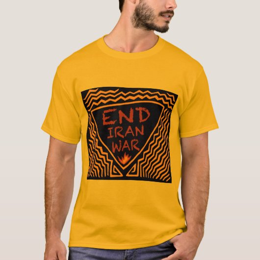 Beendet den Iran-Krieg T-Shirt (Vorderseite)