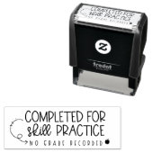 Beendet für Briefmarke des Lehrers Permastempel (Beispiel)