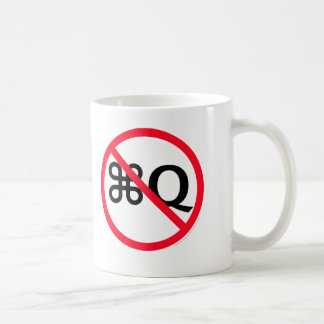 Beendigen Sie nicht Kaffeetasse