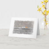 Beendigte rauchende Glückwunsch-Ermutigung Karte (Gelbe Blume)