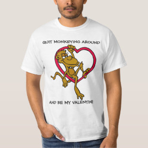 Beendigtes Monkeying herum T-Shirt