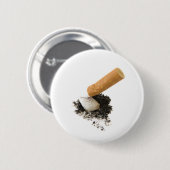 Beendigtes Rauchen Button (Vorne & Hinten)