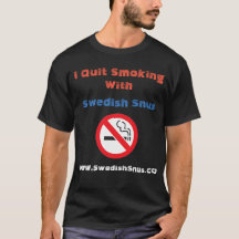 Beendigtes Rauchen mit Schwede Snus T - Shirt